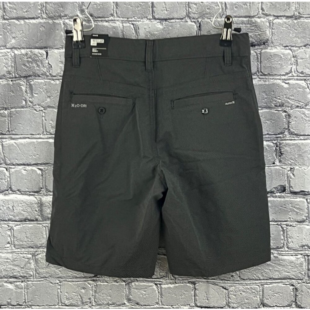 Hurley H20 Dri Boys Size 20 Shorts Black  Walking Adjustable Waist - Picture 2 of 11